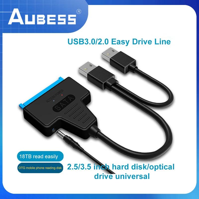 SATA-USB 2023 Ϳ 3.0 USB ̺ ִ 6 gbp , 2.5 ġ  SSD HDD ϵ ̺ 22  Sata III A25 2.0